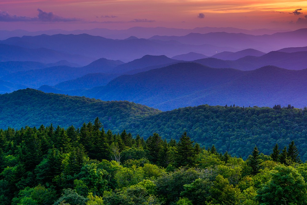 Blue Ridge Mountains. Photo ID 47624616 © Jon Bilous | Dreamstime.com